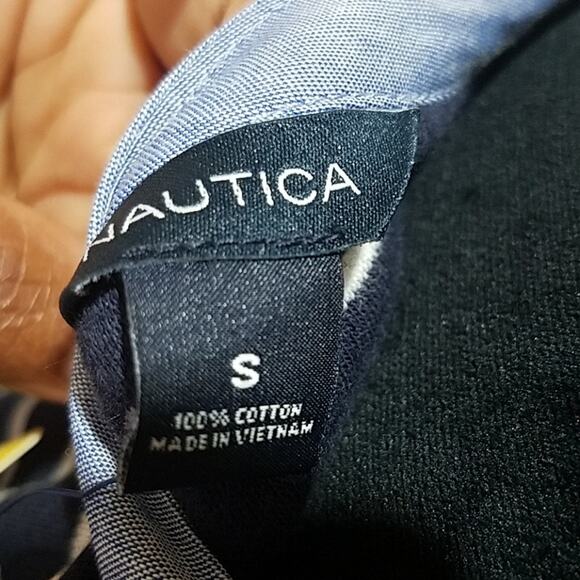 Nautica Small Striped Cotton TunicTop blue and white - Picture 4 of 4